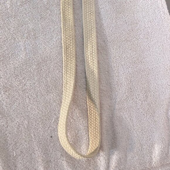 5/$25 Beige Woven Belt L - Picture 7 of 8